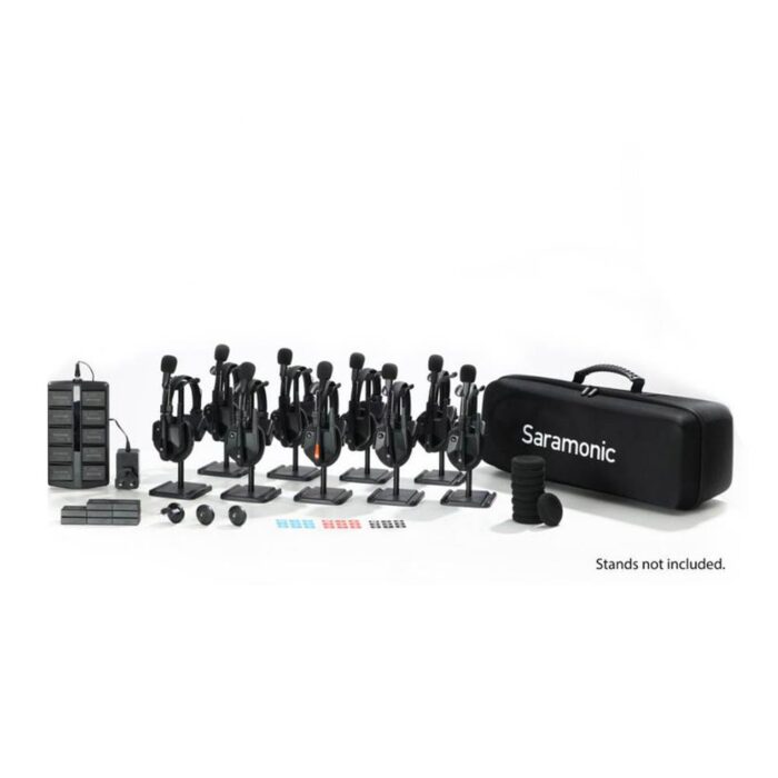 Saramonic Wireless Headset T9 set with 9 headsets total