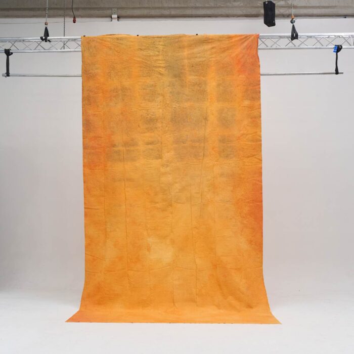 #3207 Fabric oranje doek 2 sided