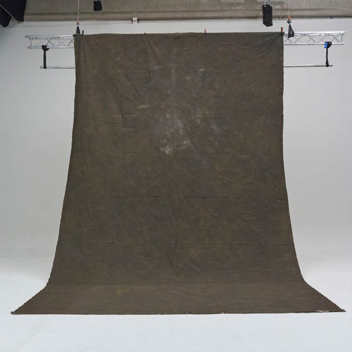 #3205 brown splashed fabric 2-sided 4.25 x 5.90