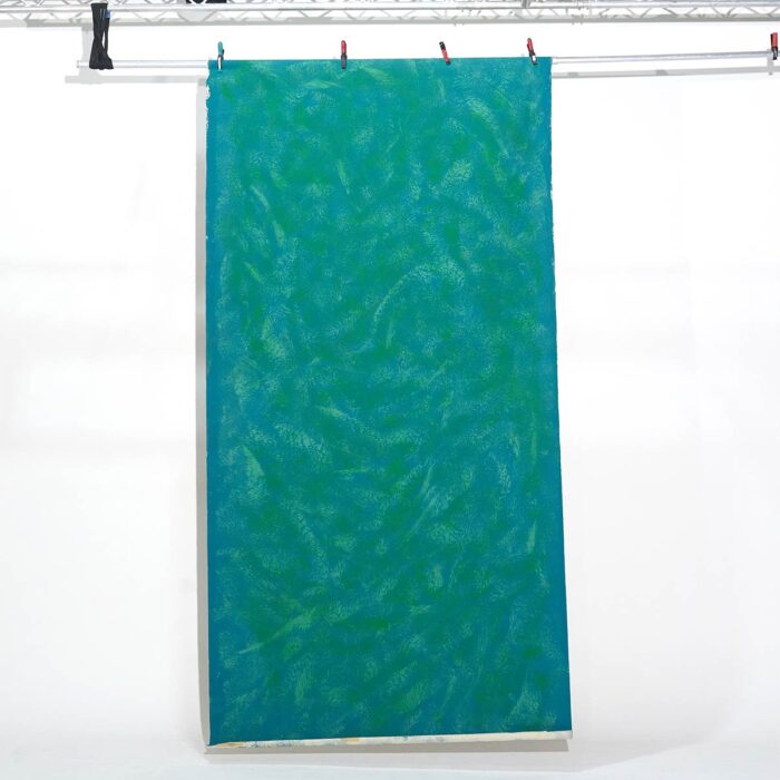 #3236 fabric Green blue 4.15 x 2.05