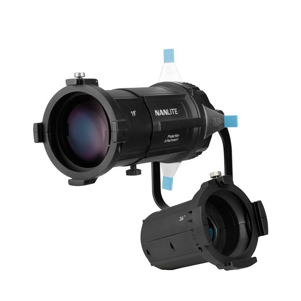 Nanlite Projection Attachment FM-Mount with  19° +  36° Lens